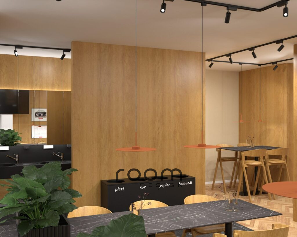 Návrh jedálne vo Franke