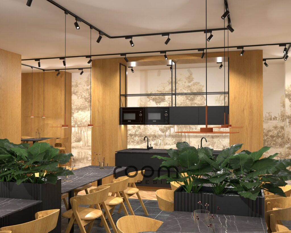 Návrh jedálne vo Franke