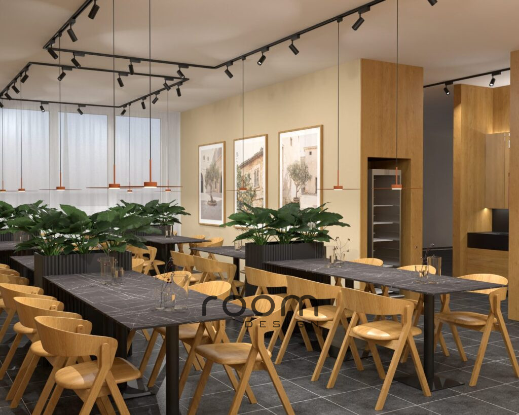 Návrh jedálne vo Franke