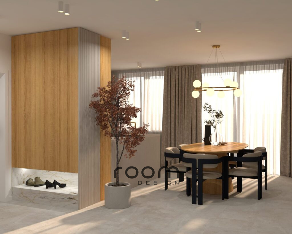 Vizualizácia Glamour interiéru