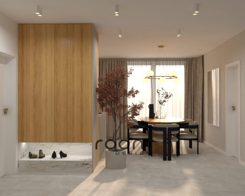 Vizualizácia Glamour interiéru