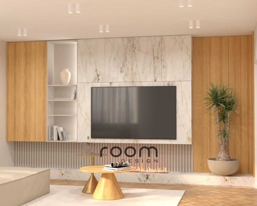 Vizualizácia Glamour interiéru