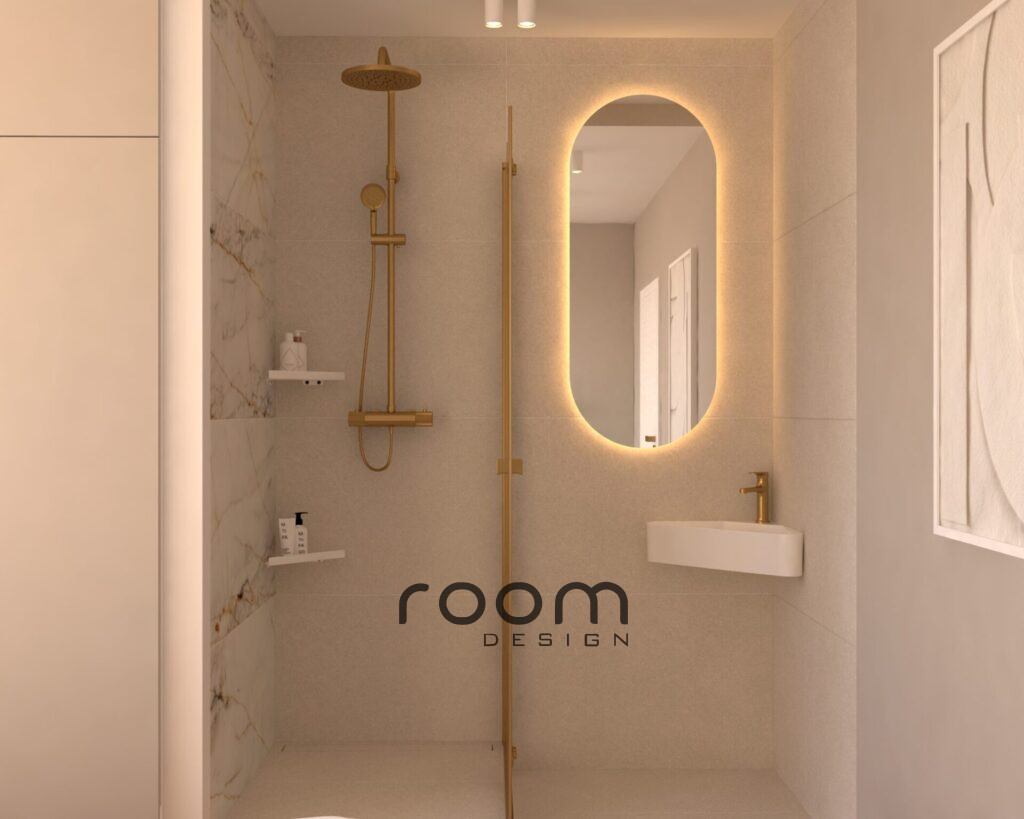 Vizualizácia Glamour interiéru